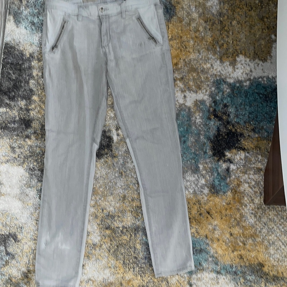 Adriano Goldschmied jeans color gray, size 30R